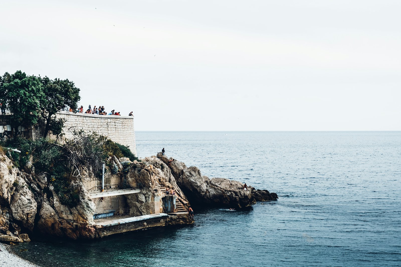 Nice'teki ünlü Promenade des Anglais